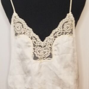 Victoria's Secret Cream Lace & Satin Camisole